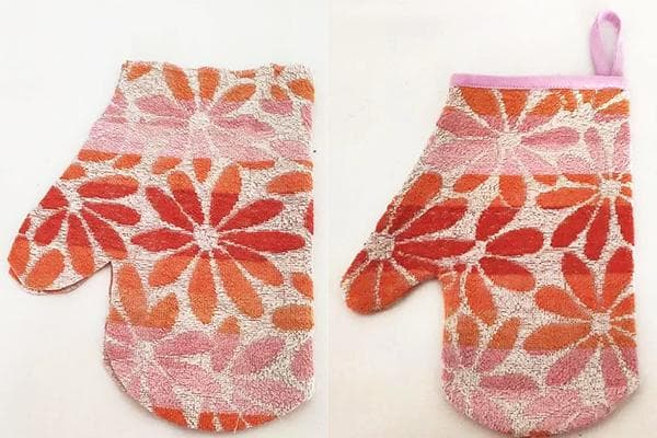 Topflappen aus einem alten Handtuch