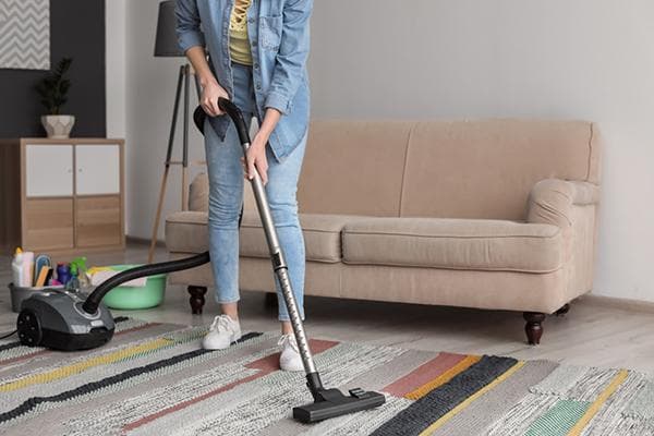 Reinigung im Zimmer