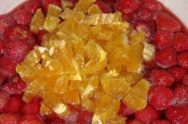 Erdbeer-Orangen-Konfitüre