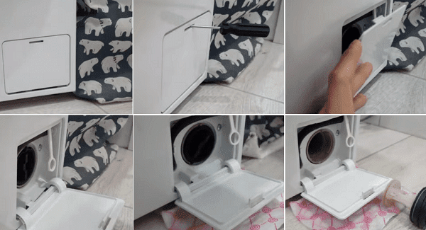 Reinigung des Filters der Waschmaschine