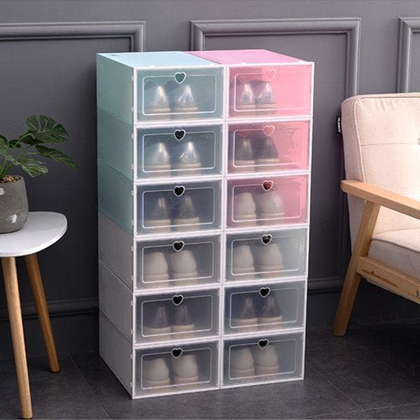 Transparente Schuhboxen