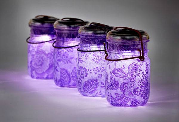 Laternen in Decoupage-Technik