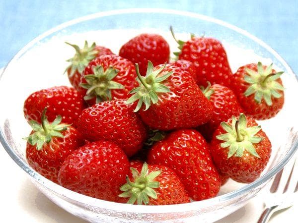Reife Erdbeeren
