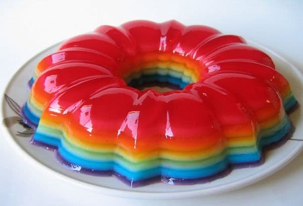 bunte Gelatine