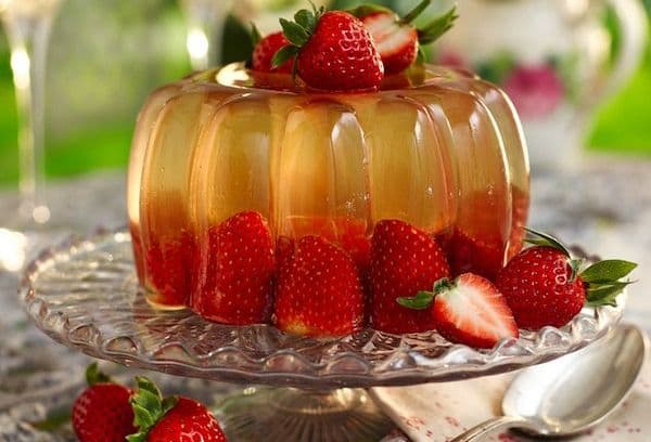 Zubereitete Gelatine