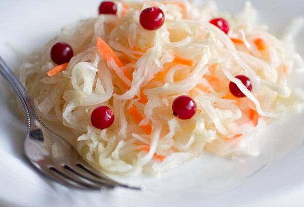 Sauerkraut mit Cranberries