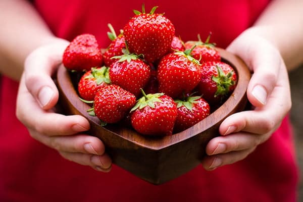 Frische Erdbeeren