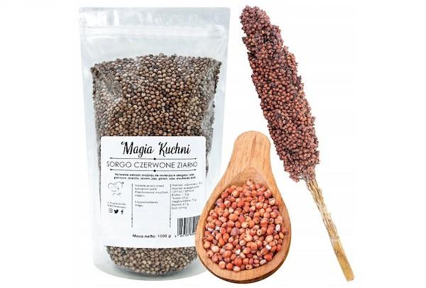 Sorghum in der Verpackung