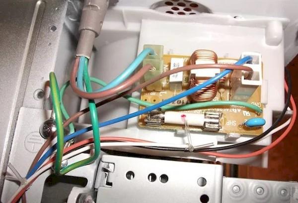 Kabel der Mikrowelle