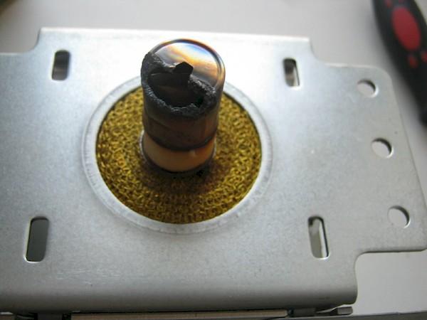 Defektes Magnetron
