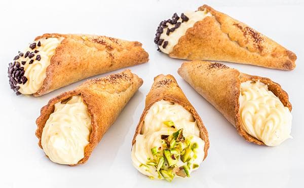 Gebäck mit Creme
