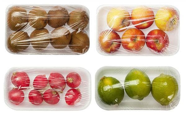 Abgepacktes Obst und Gemüse