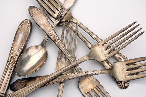 Tafelsilber aus Neusilber