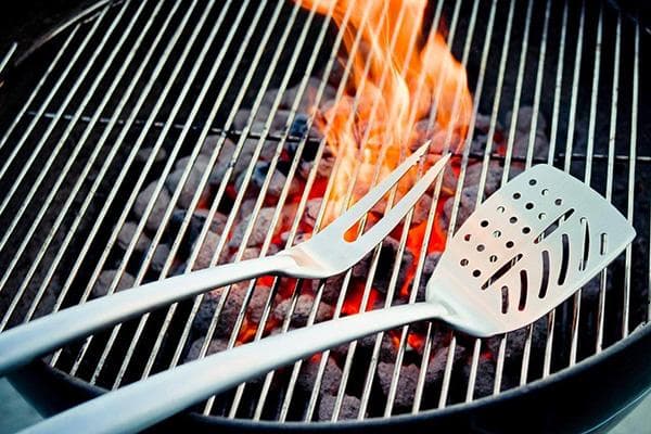 Ausglühen des Grillrosts
