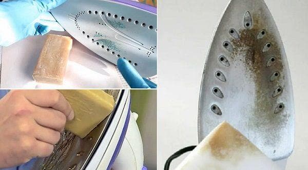 Kernseife zur Reinigung des Bügeleisens