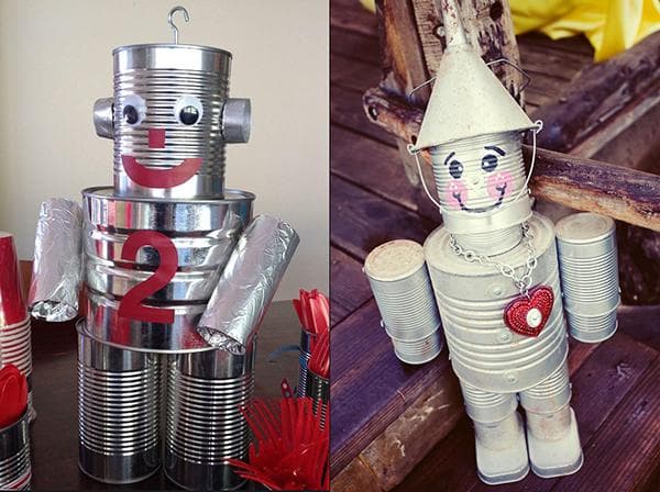 Roboter aus Konservendosen