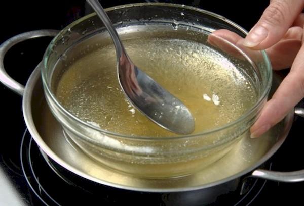 Gelatine anrühren