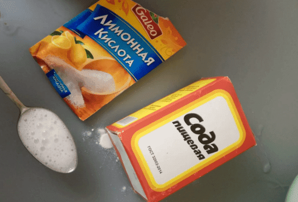Natron und Zitronensäure