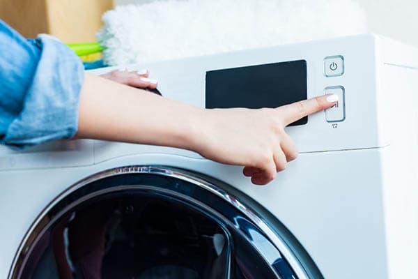 Einschalten der Waschmaschine
