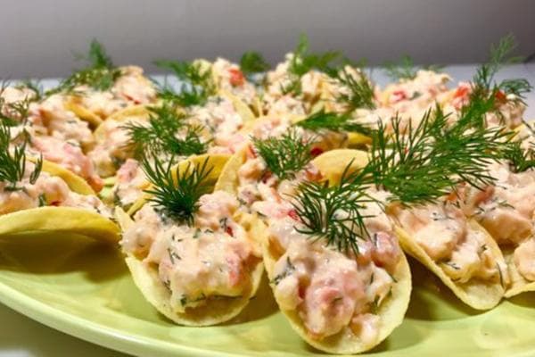 Füllung für Tartelettes auf Basis von hausgemachtem Käse