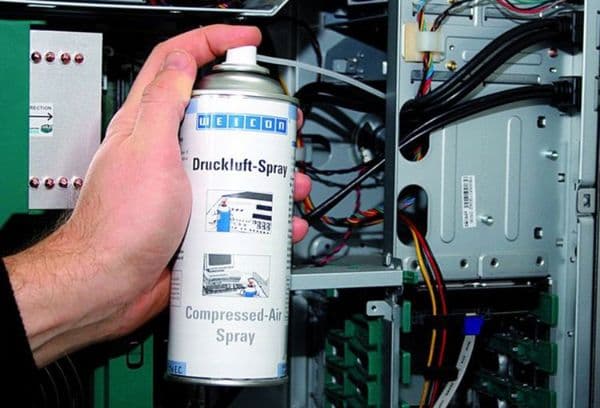 Druckluftdose zur Computerreinigung