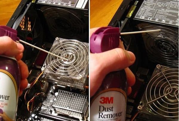 Reinigung des Computerlüfters