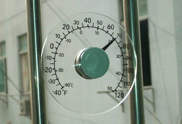 Thermometer mit rundem Design