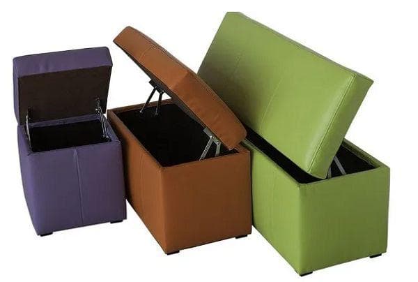 Poufs mit Klappdeckel
