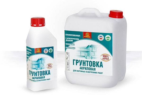 Acryl-Grundierungen für Dispersionsfarben