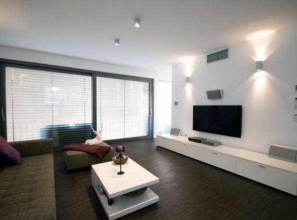 Spanndecke im Wohnzimmer