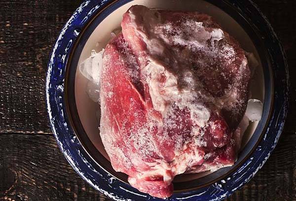 Gefrorenes Fleisch