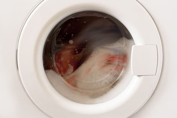 Waschen von Vorhängen in der Waschmaschine