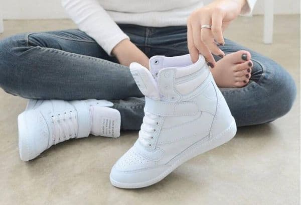 weiße Damenschuhe