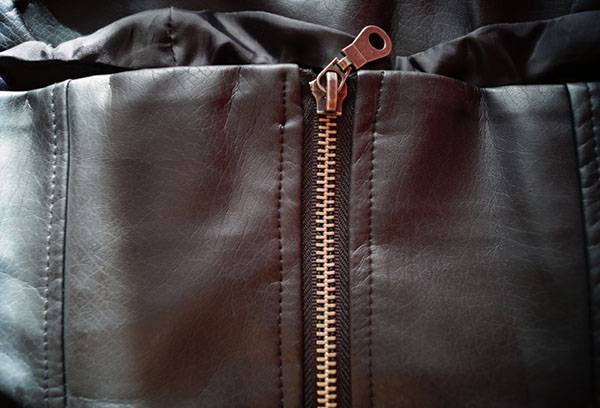 Jacke aus Kunstleder