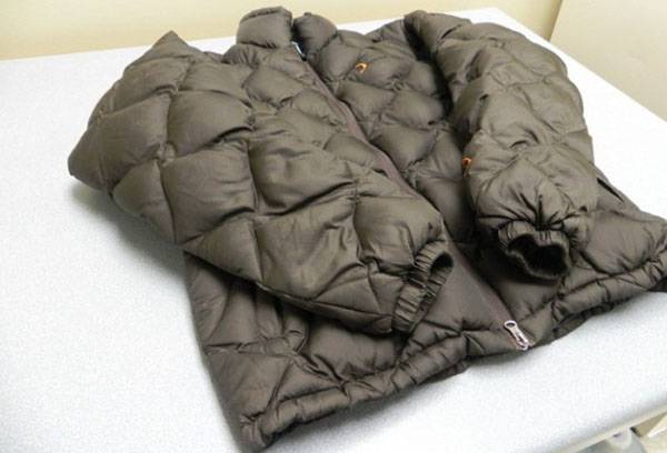 Gewaschene Daunenjacke