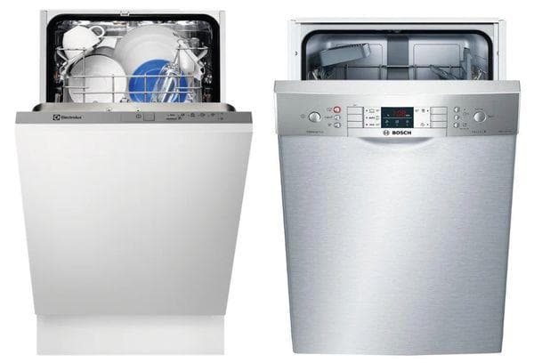 Geschirrspüler von Bosch und Electrolux