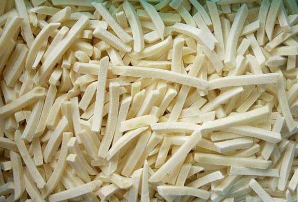 tiefgekühlte Kartoffeln