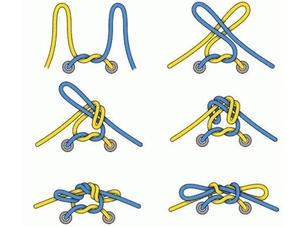 Schnürsenkel mit Schleife