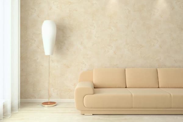 Venezianischer Stuckputz im Wohnzimmer
