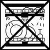 Symbol „Nicht in der Spülmaschine reinigen“