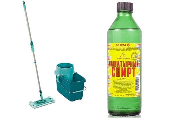Wischmopp und Salmiakgeist