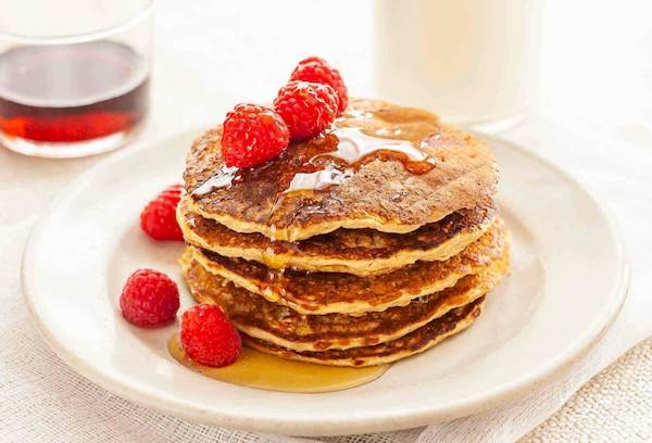 Pfannkuchen und Crêpes aus Hafer