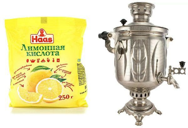 Zitronensäure und Samowar