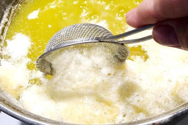 Zubereitung von Butterschmalz
