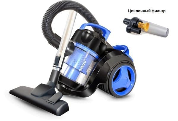 Zyklonfilter des Staubsaugers