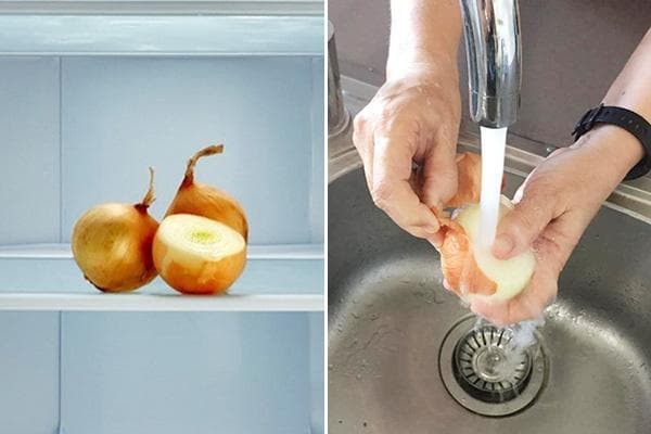 Hausmittel zum Zwiebelschälen ohne Tränen