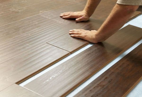 Laminatverlegung