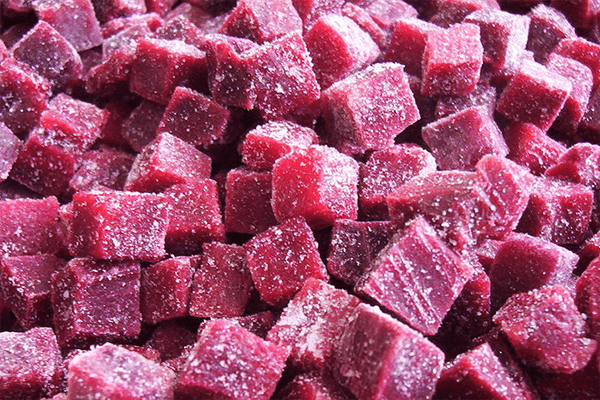 Gefrorene Rote Bete