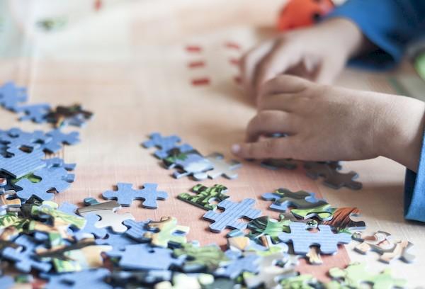Zusammensetzen von Puzzles