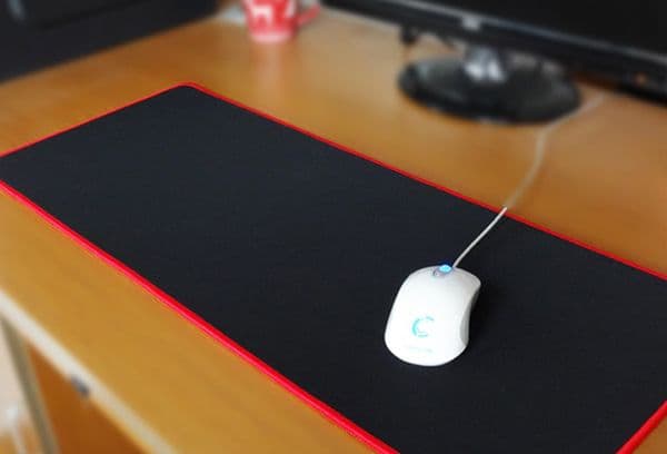 Weiße Computermaus